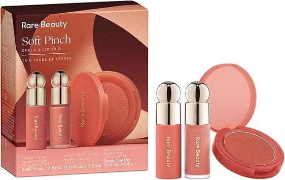 Rare Beauty Soft Pinch Cheek & Lip Trio - Matte Blush, Mini Liquid Blush and Mini Tinted Lip Oil on Amazon.ae - Price Tracker