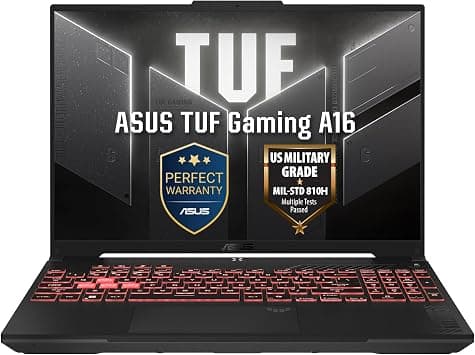 ASUS TUF Gaming A16 Laptop (Mecha Gray) | 16"FHD+ (1920 x 1200) 144Hz Display, AMD Ryzen 7 170, NVIDIA RTX4050 6GB, 16GB RAM, 1TB SSD, Win11 [FA607NUQ-RL001W] on Amazon.ae - Price Tracker