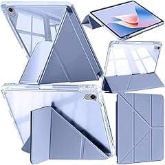Case Compatible with Huawei MatePad 11.5 S 2024 Shockproof Clear Cover with Pen Holder, Support 6-in-1 Mutil Angles Y-Shaped Trifold Magnetic Cover, Auto Wake/Sleep, Lavender - Amazon.ae Price Tracker