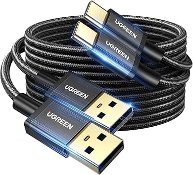 UGREEN Type C Cable 2M 2Pack，Braided 18W USB A to USB C Fast Charging Cable على Amazon.ae - متتبع الأسعار