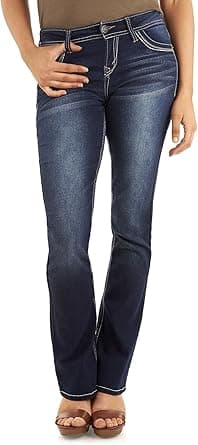 WallFlower womens Instastretch Legendary Classic Fit Bootcut Jeans Jeans (pack of 1) on Amazon.ae - Price Tracker