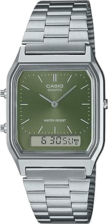 Casio Digital Analogue Mens Bracelet Watch AQ-230A-3AMQYES on Amazon.ae - Price Tracker