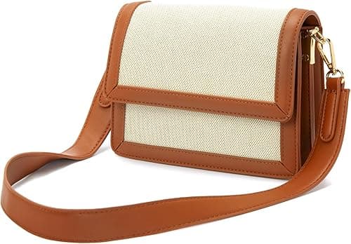 Telena Women's Shoulder Bag, Vegan Leather Crossbody Bag for Women with Adjustable Strap on Amazon.ae - Price Tracker