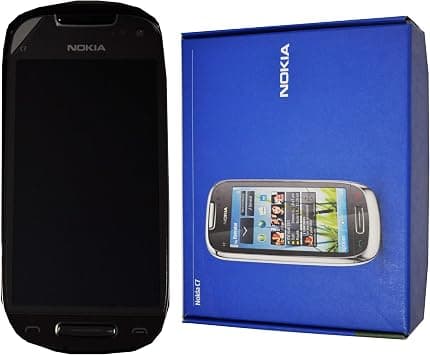Nokia Original C7 00 Navigation Edition 8Gb Factory Unlocked 3G Cellphone International Version Charcoal Black on Amazon.ae - Price Tracker