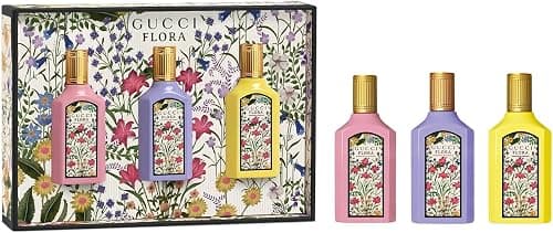 Gucci Flora Gorgeous gardenia + Magnolia + Orchid For Women Mini Gift set edp 3x5ml على Amazon.ae - متتبع الأسعار