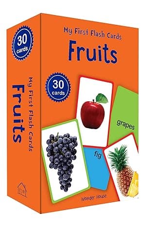 My First Flash Cards Fruits: 30 Early Learning Flash Cards For Kids on Amazon.ae - Price Tracker