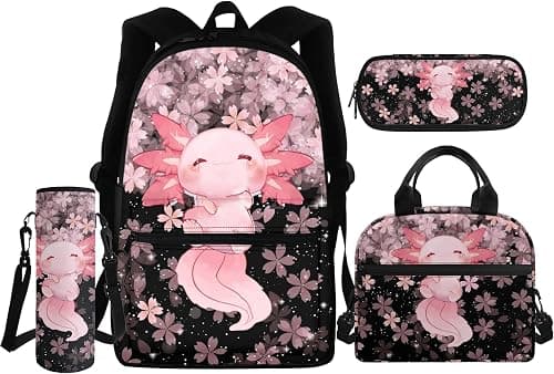 4 IN 1 Kids School Bag Set with Lunch Bag Pencil Case Water Bottle Sleeve على Amazon.ae - متتبع الأسعار