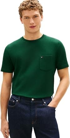 Tommy Hilfiger Mens ESSENTIAL SOLID POCK S/S T-Shirt on Amazon - Best Deal Finder