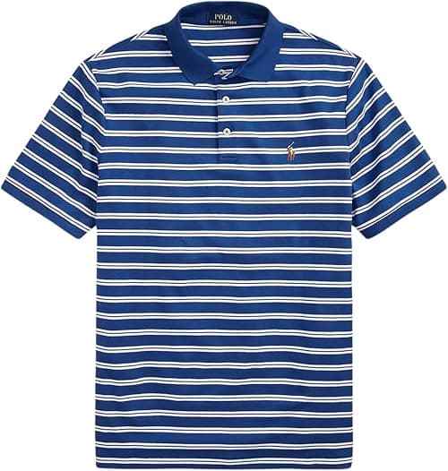 POLO RALPH LAUREN Men's Interlock Striped Cotton Classic Fit Polo Shirt on Amazon.ae - Price Tracker
