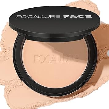 Focallure Matte Pressed Powder, Long Lasting, Lightweight, Controls Shine, Tinted, Translucent, Portable Compact, Fills Fine Lines, Finishing Powder, Vegan, Cruelty-Free (Natural, 8.4G/0.29OZ) on Amazon.ae - Price Tracker