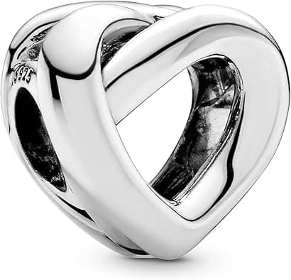 Pandora Moments Women's Sterling Silver Knotted Heart Bracelet Charm on Amazon.ae - Price Tracker