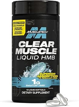 MuscleTech Clear Muscle Post Workout Recovery | Muscle Builder for Men & Women | HMB Supplements | Sports Nutrition Post Workout Recovery & Muscle Building Supplements - 42 Liquid Softgels on Amazon.sa - Price Tracker