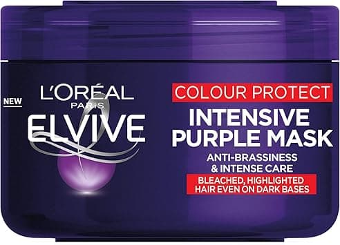 L'ORÉAL Paris Elvive Colour Protect Anti-Brassiness Purple Mask,250 ml on Amazon.ae - Price Tracker