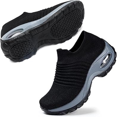 STQ Walking Shoes for Women Slip on Sock Sneakers Non Slip Air Cushion على Amazon.ae - متتبع الأسعار
