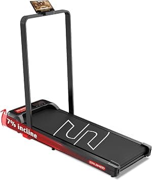 Sparnod Fitness Walking Pad Treadmill for Home | Ultra-Slim & Compact | Ready to Use | Shock Absorption | LED Display | 100 Kg Capacity on Amazon - Best Deal Finder