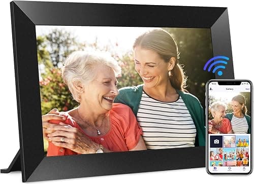FANGOR 10.1 Inch WiFi Digital Picture Frame 1280x800 HD IPS Touch Screen, Electronic Smart Photo Frame with 32GB Storage, Auto-Rotate, Instantly Share Photos/Videos via Uhale App from Anywhere on Amazon.ae - Price Tracker