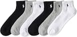 Polo Ralph Lauren 6-Pack P67 Logo Quarter Socks - Best Deal Finder