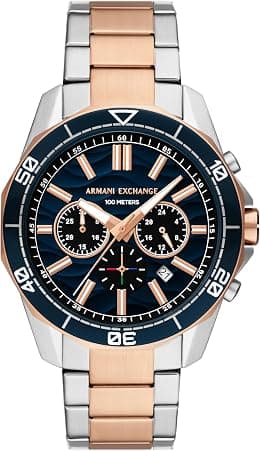 Armani Exchange Men's Stainless Steel Chronograph Watch - Best Deal Finder