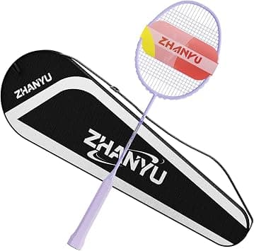 Badminton Racket,Badminton Rackets,Both Offensive and Defensive,Lightweight 75g All Carbon Fiber One-Piece Molded Professional Durable Single Racket,Including 1 Ball Bag on Amazon.ae - Price Tracker