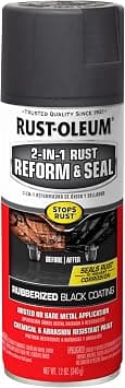 Rust-Oleum Stops Rust 2-in-1 Rust Reform & Seal Coating Spray, Black على Amazon.ae - متتبع الأسعار