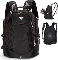 18.4 Inches Laptop Backpack Fits up to 18 Inch Gaming Laptops for Dell, Asus, Msi,Hp (Black) - Amazon.ae Price Tracker