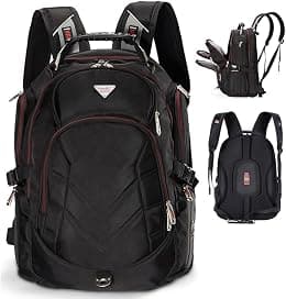 18.4 Inches Laptop Backpack Fits up to 18 Inch Gaming Laptops for Dell, Asus, Msi,Hp (Black) - Best Deal Finder