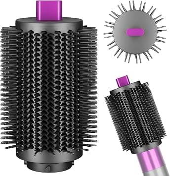 Upgraded Large Round Volumizng Brush for Dyson Airwrap Attachment HS01/05/08, Flexible Bristles for Root Lift Volume Frizz Control Styling Volumizing - Best Deal Finder
