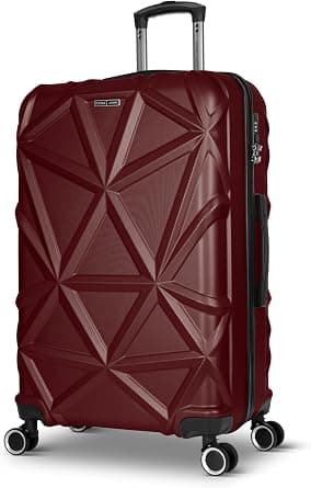 Parajohn Matrix Series 1 Piece Durable Lightweight Cabin Size 19 inches Carrying 10KG Material-ABS 8 Wheels Hardsided Travel Suitcase - Burgundy on Amazon - Best Deal Finder