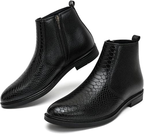 Kraasa Flint Chelsea Boots for Man | Vegan Leather Slip-On Ankle Boots على Amazon.ae - متتبع الأسعار