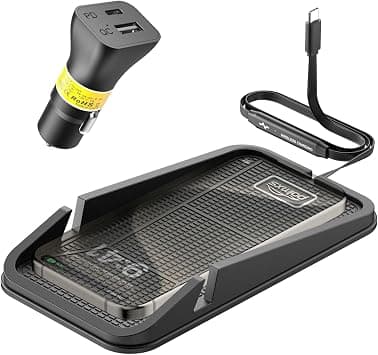 POLMXS Wireless car Charger, Fast Wireless Charger Charging pad No-Slip Wireless Phone Charger for car Cell Phone Cordless Charger Holder Wireless Charging mat Galaxy S23 S22 S21 Note10(C17) on Amazon.ae - Price Tracker