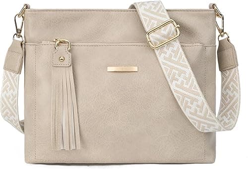 Gladdon Tassels Crossbody Bags for Women Medium Size Leather Shoulder Purse Trendy Soft Travel Shoulder Handbags on Amazon.ae - Price Tracker