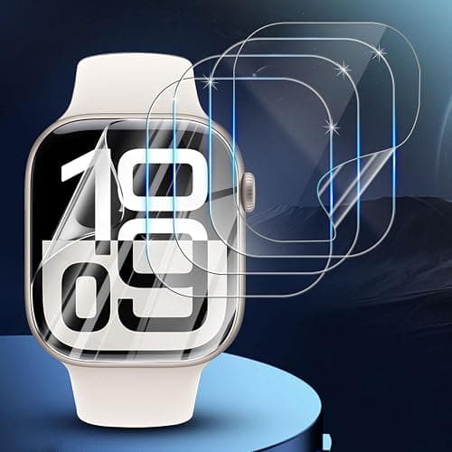 4Pack for Apple Watch Series 11/Series 10 Screen Protector 42mm Bubble Free على Amazon.ae - متتبع الأسعار