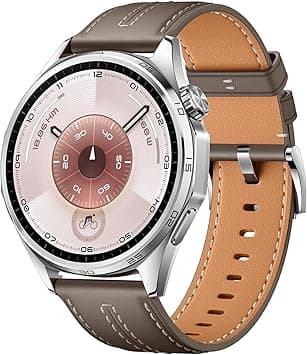 HUAWEI Watch GT 6 GPS 46 mm Smartwatch, 1.47 Inch AMOLED Display, Up to 21 Days, Cycling, Over 100 Sports Modes, iOS and Android, NFC Payment, Health Monitor, Grey on Amazon.ae - Price Tracker