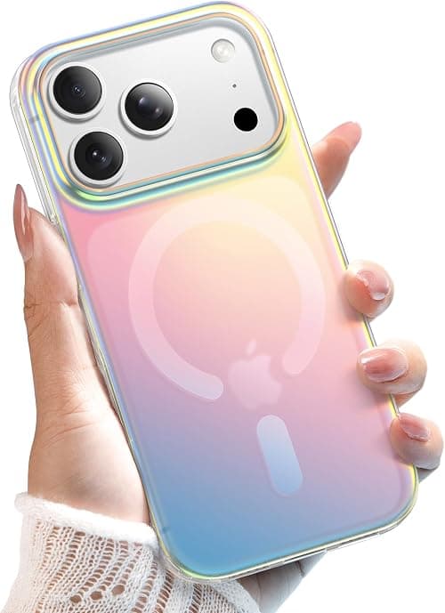 JETech Magnetic Case for iPhone 17 Pro Max, Iridescent على Amazon.ae - متتبع الأسعار