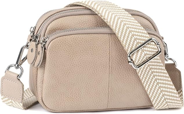 befen Small Crossbody Bag Genuine Leather Wallet Purse with Cell Phone Pocket for Women on Amazon.ae - Price Tracker