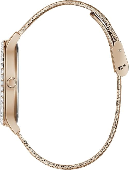 GUESS Ladies Dress Herringbone Mesh 38mm Watch on Amazon - Best Deal Finder