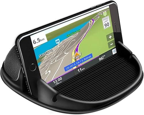 Loncaster Car Phone Holder, Car Phone Mount Silicone Car Pad Mat for Various Dashboards, Anti-Slip Desk Phone Stand Compatible with iPhone, Samsung, Android Smartphones, GPS Devices and More on Amazon.ae - Price Tracker