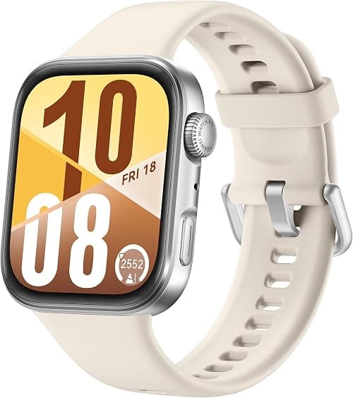 HUAWEI WATCH FIT4 SmartWatch, 1.82â€ Display, 100+ Sports modes, FitnessTracker, HeartRate Monitor, upto 10-Day Battery Life, iOS&Android, White, 3 months additional HuaweiCare+(Amazon Exclusive) on Amazon.ae - Price Tracker