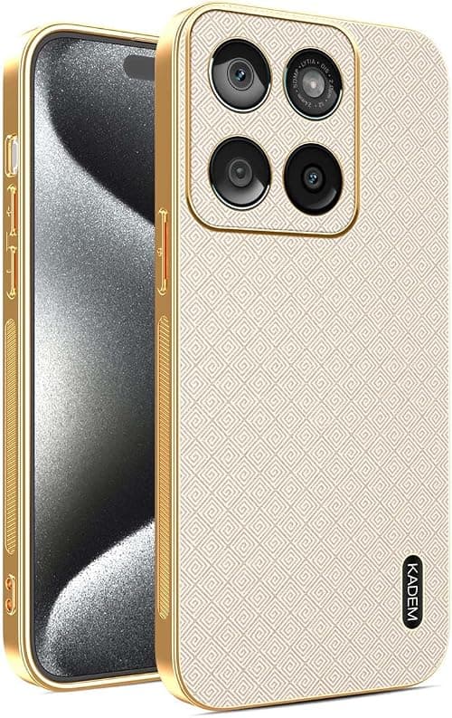 UPLAI Case for Motorola Moto G77 5G, Ultra Thin Shockproof Silicone Cover with Unique Leather Texture, Premium TPU Bumper Luxurious Elegant Electroplate Cover. Gold on Amazon.ae - Price Tracker