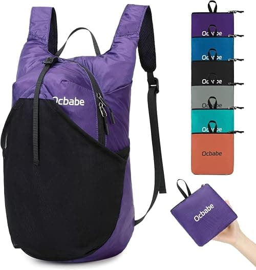 15L Small Packable Lightweight Backpack Hiking Daypack Water Resistant Foldable Outdoor Camping Travel Bag for Women Men on Amazon.ae - Price Tracker