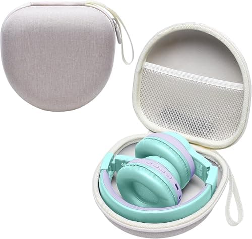 L LTGEM Kids Headphones Case for iClever HS19/BTH12/noot products/EarFun K1/Candy Bila/IMYB Foldabe Kids Headphones, Khaki (Case Only) على Amazon.ae - متتبع الأسعار