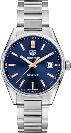Tag Heuer Carrera Quartz 39 mm Blue Dial Ladies Watch WAR1112.BA0601 - Best Deal Finder