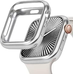 JR.DM 42mm Soft Flexible TPU Case Compatible for Apple Watch Series 10 Touchable Screen Lightweight Anti-Scratch All-Around Protector Thin Guard Shockproof Cover Shiny Bumper for iWatch, Silver - Amazon.ae Price Tracker