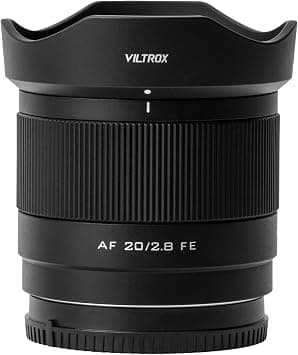 VILTROX 20mm F2.8 FE Mount Camera Lens Full Frame Ultra Wide Angle Auto Focus Lens for Sony a7CR a7C a7CII a6700 ZV-E100 a6400 a6600 a7III a7IV on Amazon.ae - Price Tracker