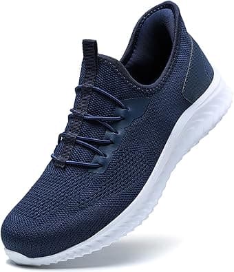 Men's Slip On Walking Shoes Women's Athletic Mesh Sneakers Casual Tennis Shoes Breathable Sports Shoes Low-Top Road Running Shoes Comfortable Lightweight on Amazon - Best Deal Finder