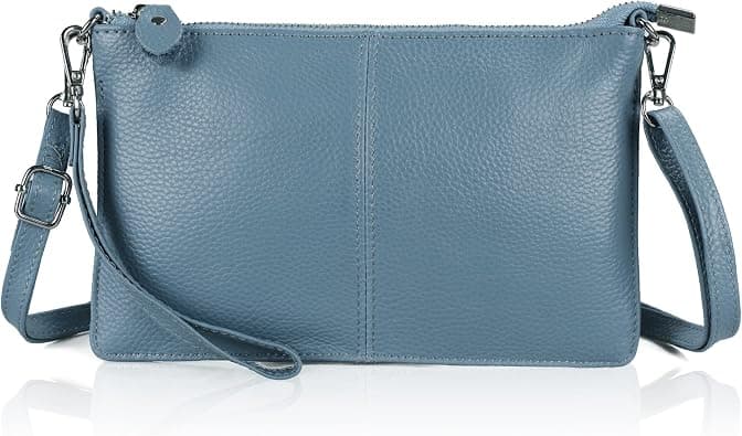 befen Small Crossbody Bag Genuine Leather Wallet Purse with Cell Phone Pocket for Women - Best Deal Finder