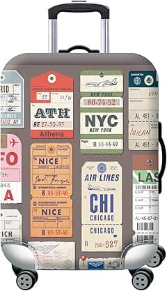 Homarket Travel Luggage Cover Suitcase Protector Bag Travel Luggage Cover Fit for 18-32 Inch Luggage (L(26-28 inch luggage), H2401) - Amazon.ae Price Tracker