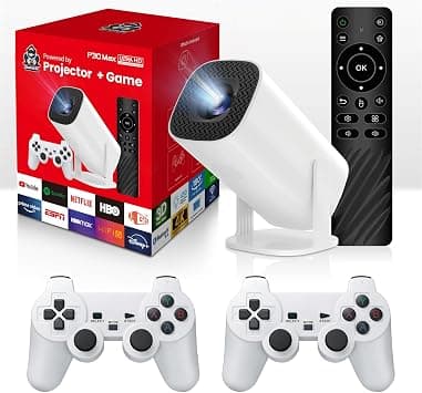 P30 MAX Projector With 2 gamepads Android 11 Wifi6 BT Home Theater Office Outdoor Smart Portable 4K HD Projector(35000+Games) on Amazon.ae - Price Tracker