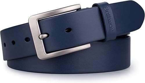 Buffway Men’s Full Grain Leather Belt – Solid One-Piece Leather, 1.5” Wide for Jeans & Business Casual, Gift Box Included on Amazon.ae - Price Tracker