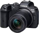 Canon EOS R7 Mirrorless Camera + RF-S 18-150 mm F3.5-6.3 is STM Lens (DSLR Upgrade, Hybrid Camera, 4K/30p Video Recording, up to 15 B/s, WLAN) Black - Best Deal Finder